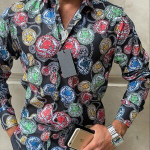 Versace-Luxury Long Sleeve Shirt CCY Max-Max07238