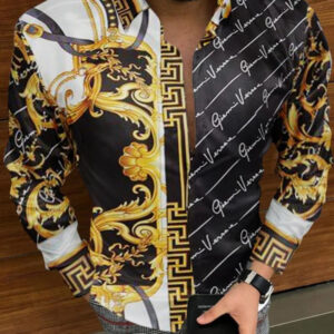 Versace-Luxury Long Sleeve Shirt CCY Max-Max07246