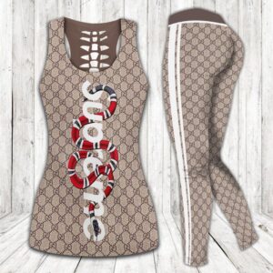 Gucci hublot tank top leggings luxury brand clothing clothes outfit gym for women hot 2023 - Max07653