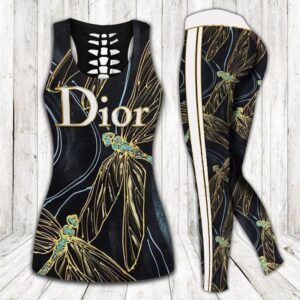 Dior hublot tank top leggings luxury brand clothing clothes outfit gym for women hot 2023 - Max07686