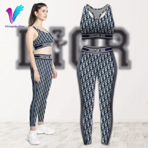 Dior Sports Bra Leggings Underwear Luxury Brand LV Clothing Clothes Outfit Gym For Women - Max07872