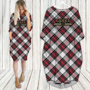 Gucci batwing pocket dress luxury brand clothing clothes outfit for women - Max07912