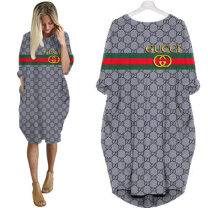 Gucci batwing pocket dress luxury brand clothing clothes outfit for women - Max07914