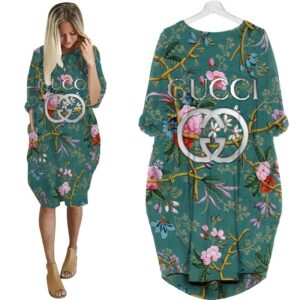 Gucci batwing pocket dress luxury brand clothing clothes outfit for women - Max07916
