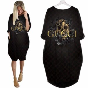 Gucci batwing pocket dress luxury brand clothing clothes outfit for women - Max07920