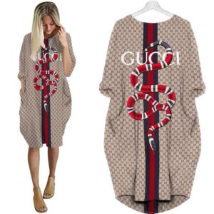 Gucci batwing pocket dress luxury brand clothing clothes outfit for women - Max07921