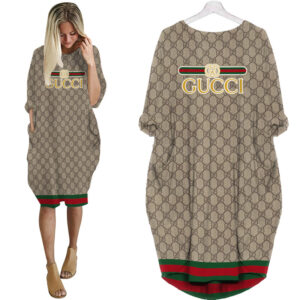 Gucci batwing pocket dress luxury brand clothing clothes outfit for women - Max07923