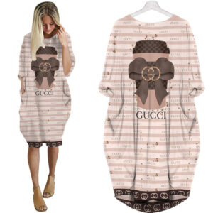 Gucci batwing pocket dress luxury brand clothing clothes outfit for women - Max07927