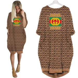 Gucci batwing pocket dress luxury brand clothing clothes outfit for women - Max07928
