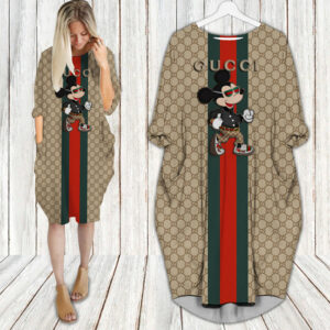 Gucci batwing pocket dress luxury brand clothing clothes outfit for women - Max07931