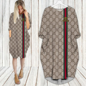 Gucci batwing pocket dress luxury brand clothing clothes outfit for women - Max07951