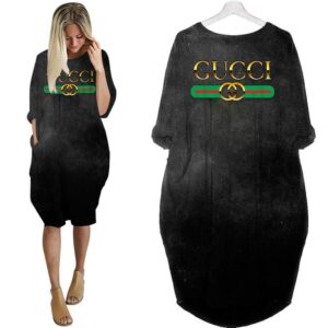 Gucci batwing pocket dress luxury brand clothing clothes outfit for women - Max07954
