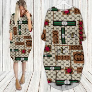 Gucci batwing pocket dress luxury brand clothing clothes outfit for women - Max07960