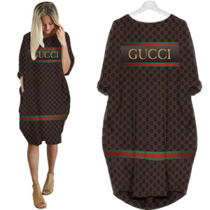 Gucci batwing pocket dress luxury brand clothing clothes outfit for women - Max07962