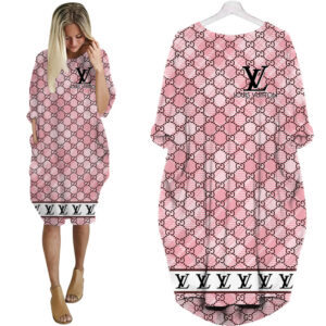Louis Vuitton batwing pocket dress luxury brand clothing clothes outfit for women - Max07986