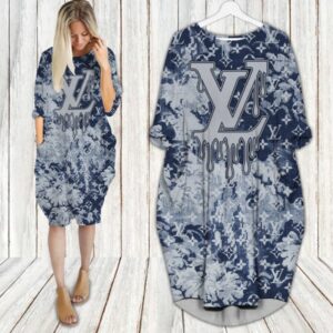 LV Hot Limited Batwing Pocket Dress For Women 2025 Max07993