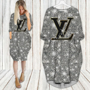 Louis Vuitton batwing pocket dress luxury brand clothing clothes outfit for women - Max07998