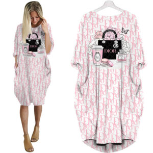 Dior batwing pocket dress luxury brand clothing clothes outfit for women - Max08012