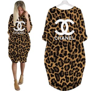 Chanel batwing pocket dress luxury brand clothing clothes outfit for women-Max08021