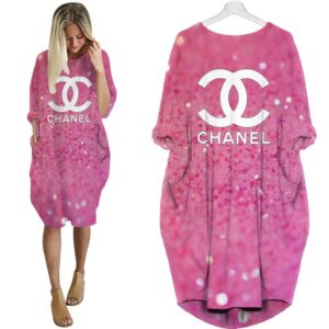 Chanel batwing pocket dress luxury brand clothing clothes outfit for women-Max08022
