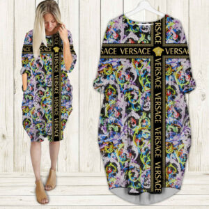 VS batwing pocket dress luxury brand clothing clothes outfit for women-Max08315