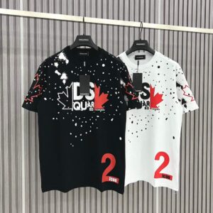 (Black & White) Unisex – T shirt Dsquared2 - B9G-TX-Max08452