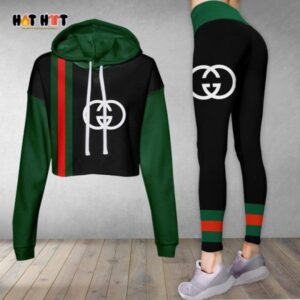 Gucci Croptop Hoodie Leggings For Women Luxury Brand Clothing Clothes Outfit-Max08469