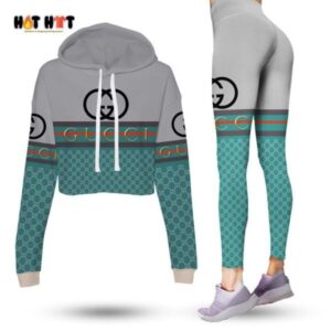 Gucci Croptop Hoodie Leggings For Women Luxury Brand Clothing Clothes Outfit-Max08471