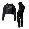 Versace Croptop Hoodie Leggings For Women Luxury Brand Clothing Clothes Outfit-Max08488