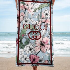 Gucci Soft Cotton Bath Large Beach Towel Hot 2023 Item Fashion - Max08651