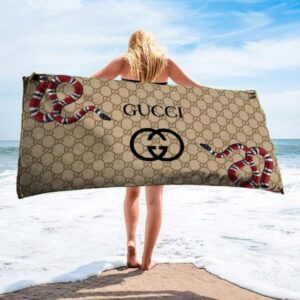 Gucci Soft Cotton Bath Large Beach Towel Hot 2023 Item Fashion - Max08657
