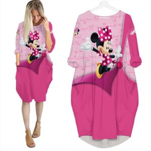 Batwing pocket dress luxury brand clothing clothes outfit for women-Max08735