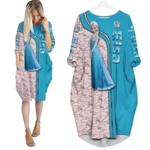 Batwing pocket dress luxury brand clothing clothes outfit for women-Max08736