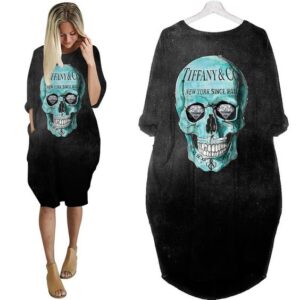 Batwing pocket dress luxury brand clothing clothes outfit for women-Max08743