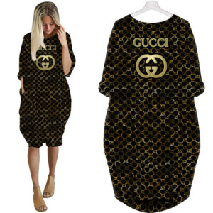 Gucci batwing pocket dress luxury brand clothing clothes outfit for women - Max08763