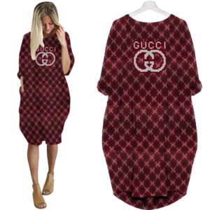 Gucci batwing pocket dress luxury brand clothing clothes outfit for women - Max08764