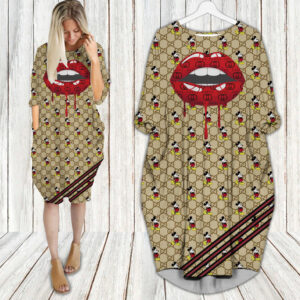 Gucci batwing pocket dress luxury brand clothing clothes outfit for women - Max08765