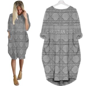 Dior batwing pocket dress luxury brand clothing clothes outfit for women - Max08774