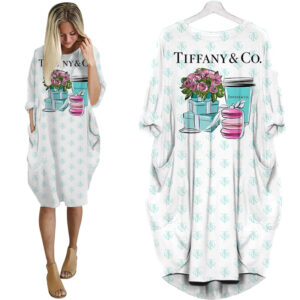 Tiffany & co. batwing pocket dress luxury brand clothing clothes outfit for women-Max08784