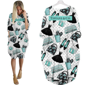 Tiffany & co. batwing pocket dress luxury brand clothing clothes outfit for women-Max08785