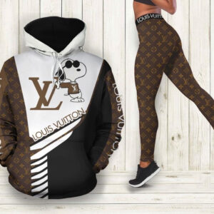 Louis Vuitton hoodie leggings luxury brand clothing clothes outfit for women ht Hoodie Leggings Set - Max08854