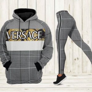 Versace hoodie leggings luxury brand clothing clothes outfit for women ht Hoodie Leggings Set - Max08949
