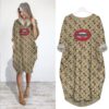 Gucci batwing pocket dress luxury brand clothing clothes outfit for women -Max09325