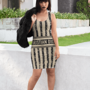 Dior Tanktop Dress luxury brand clothing clothes outfit for women - Max09396