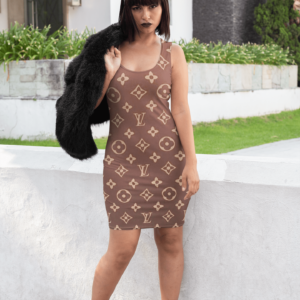 Louis Vuitton Tanktop Dress luxury brand clothing clothes outfit for women -Max09424