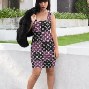 Louis Vuitton Tanktop Dress luxury brand clothing clothes outfit for women -Max09427