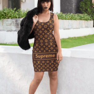 Louis Vuitton Tanktop Dress luxury brand clothing clothes outfit for women -Max09435