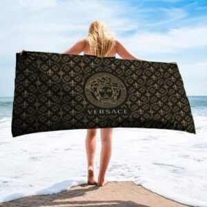 Versace Soft Cotton Bath Large Beach Towel Hot 2023 Item Fashion - Max09505