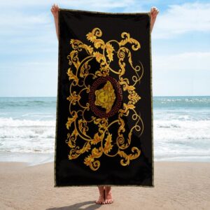 Versace Soft Cotton Bath Large Beach Towel Hot 2023 Item Fashion - Max09508