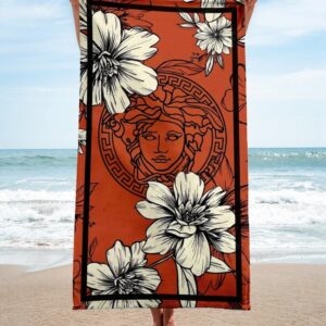 Versace Soft Cotton Bath Large Beach Towel Hot 2023 Item Fashion - Max09512